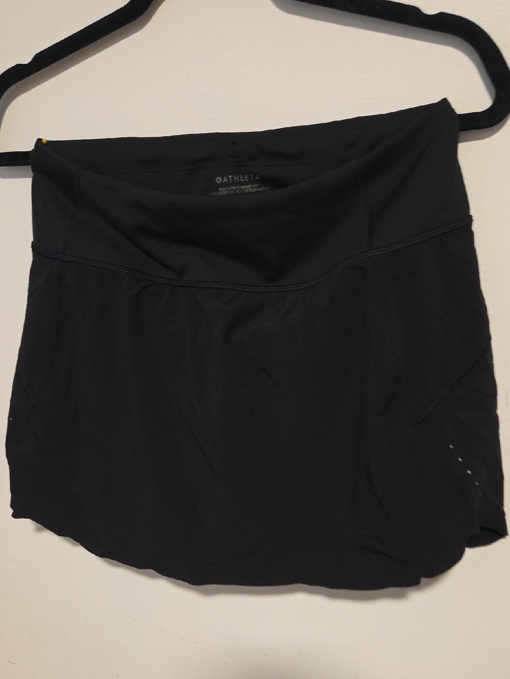 Athleta Black Run-With-It Skort